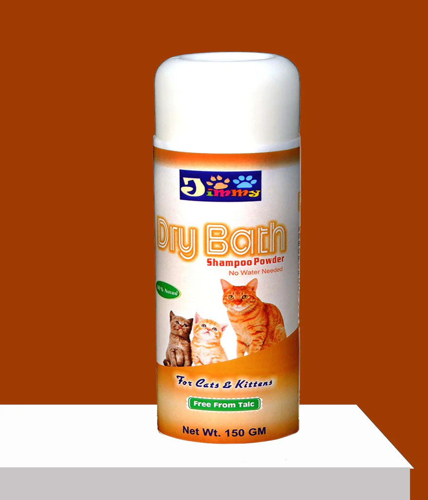 Deshedding Gloves & Jimmy Dry Shampoo for Cats Combo – Efficient Pet Grooming Gloves for Shedding, Easy Waterless Bath, Soft Massage Mitt for Cats, Deodorizing & Fur Removal – Cat Grooming Kit